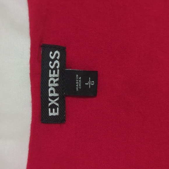 Express Chiffon Tank, Color Red Size L - Picture 13 of 15